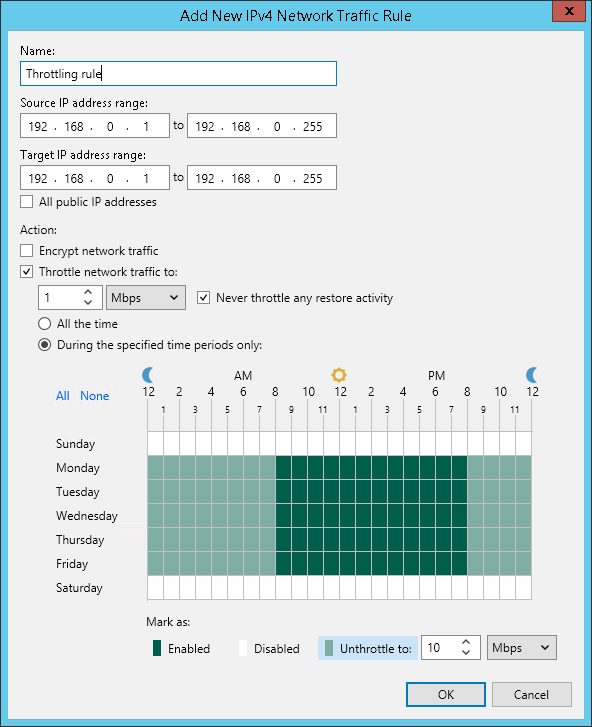 Erweiterte VBR Network Settings - Bildrechte: Veeam