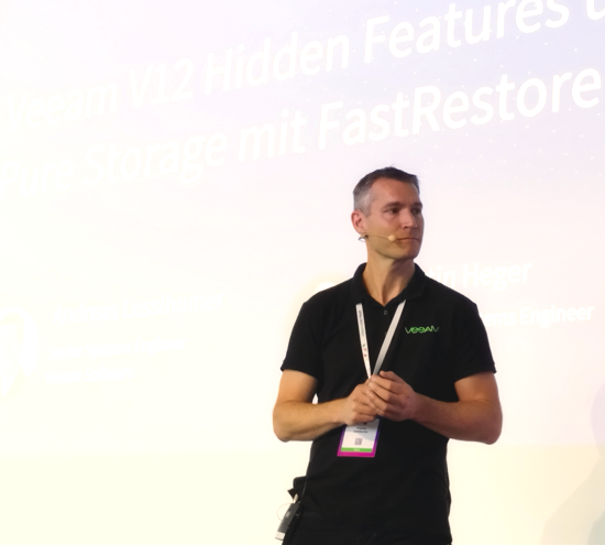 VBR v12 Hidden Features - Bildrechte: Claus Pfleger/Andreas Lesslhumer/Veeam