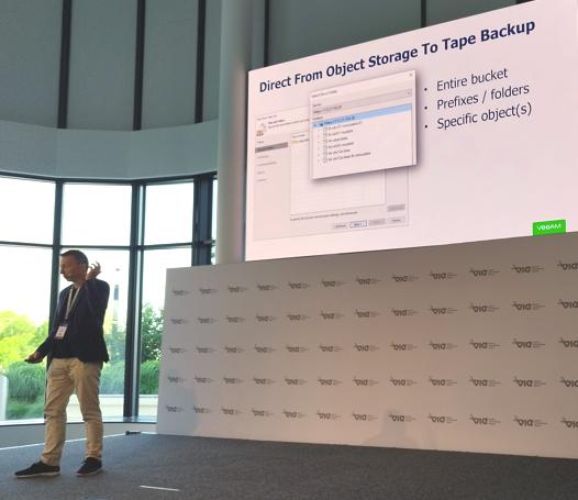VBR v12a Direct Ovject Restore from Tape - Bildrechte: Claus Pfleger/Hannes Kasparick/Veeam